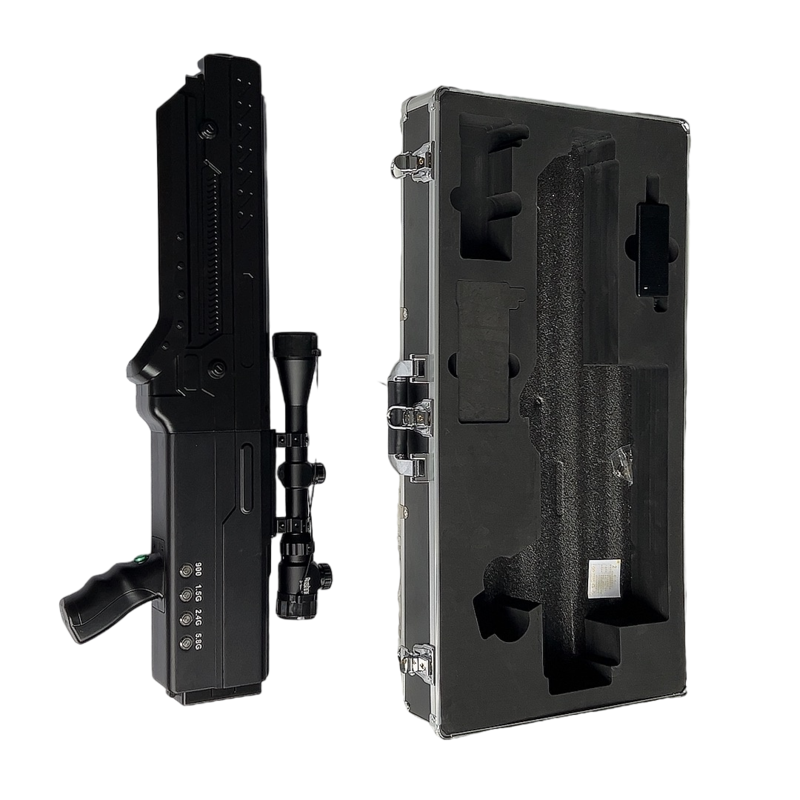  茅箭手持便携式枪型低空防御反制四通道A型