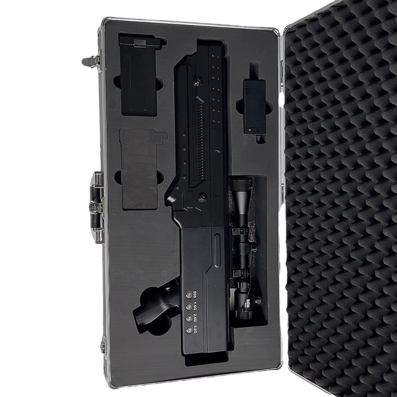  茅箭手持便携式枪型低空防御反制四通道B型